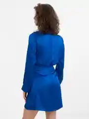 Лазурный платье шелковое женское