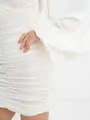 Белый женское платье вечернее