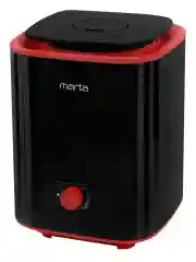 Черный увлажнитель воздуха для дома MARTA MT-HF4707A с УФ лампой, черный/красный