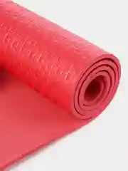Красный спортивный коврик для йоги, фитнеса и туризма с чехлом
