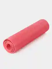 Красный спортивный коврик для йоги, фитнеса и туризма с чехлом