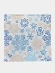 Голубой салфетки бумажные на стол, на праздник, новогодние, 33*33см, 20шт