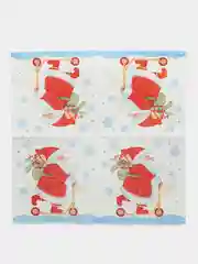 Алый салфетки бумажные на стол, на праздник, новогодние, 33*33см, 20шт