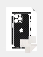 Защитная пленка на iPhone 16 Pro Max под карбон на заднюю часть,под кожу, на зад, назад