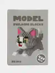 Серый детский 3D конструктор, игрушка развивающая