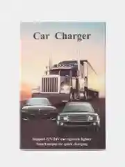 Черный автомобильное зарядное устройство в прикуриватель Type-C + USB, быстрая зарядка, 30В