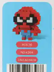 Красный супергерои Детский 3D конструктор, игрушка развивающая