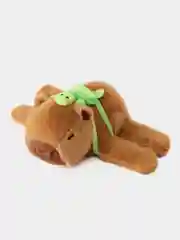 Коричневый игрушка плюшевый браслет - капибара,панда