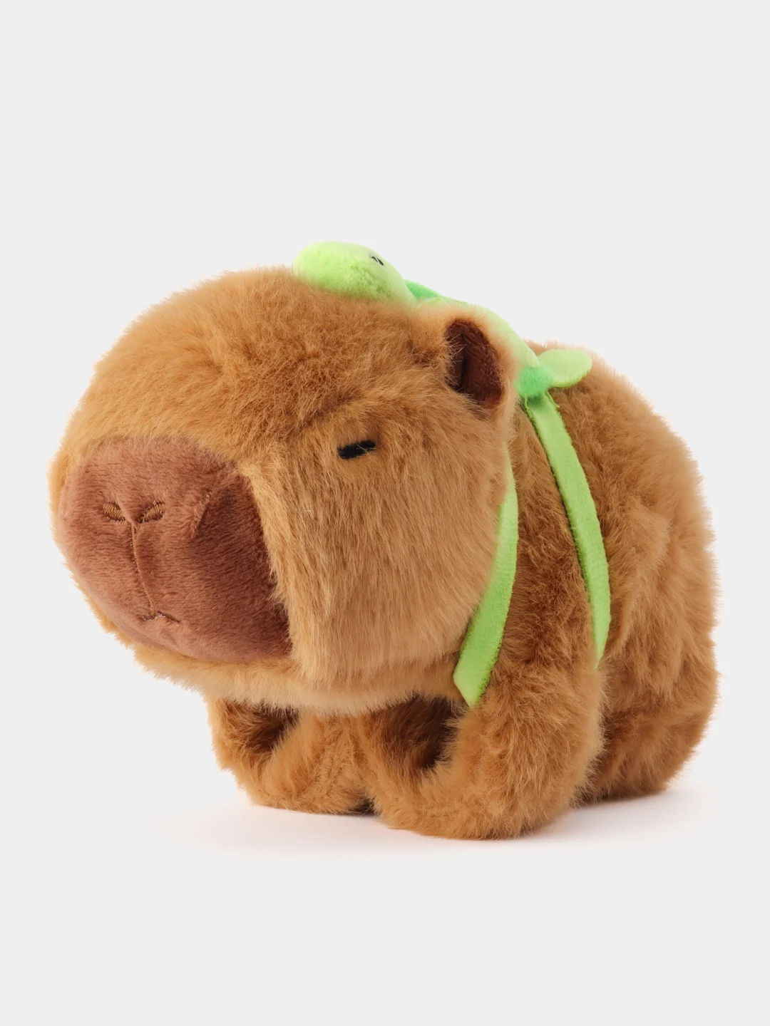 Коричневый игрушка плюшевый браслет - капибара,панда