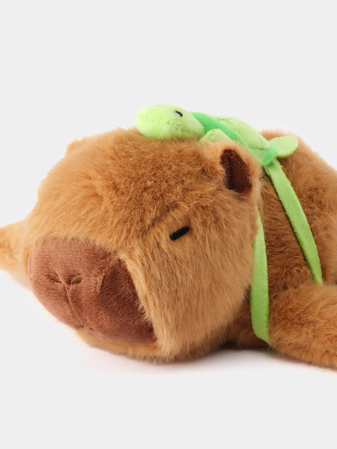 Коричневый игрушка плюшевый браслет - капибара,панда