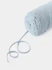 Голубой хлопковый шнур 200 м, 3 мм