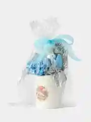 Синий новогодняя композиция Мыло ручной работы Новый год 2025
