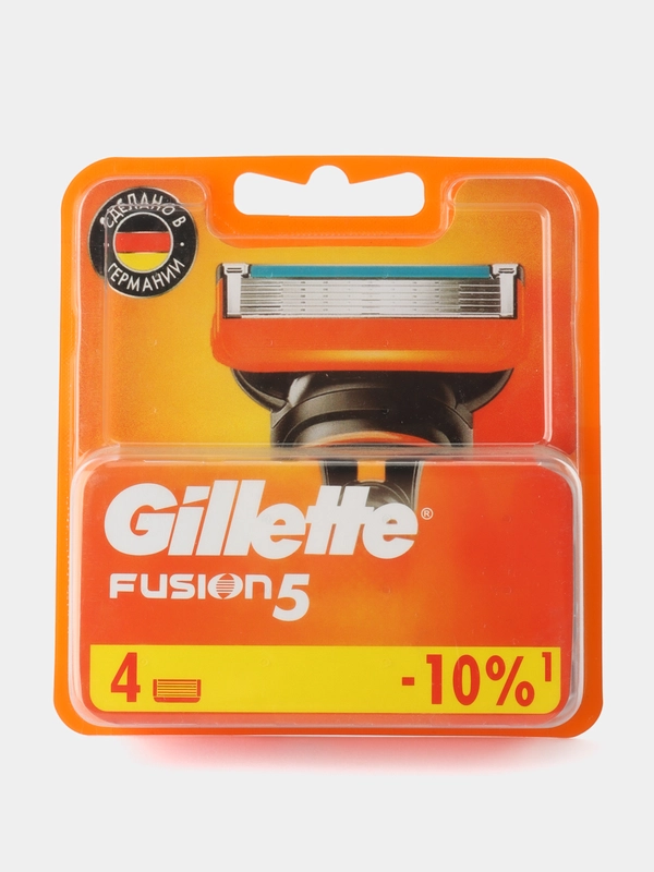 Кассеты для станка Gillette Fusion сменные 4шт