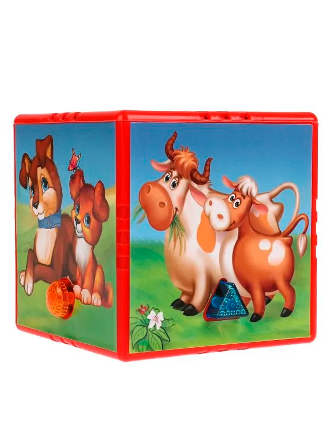 Интерактивная игрушка Умка Развивающий кубик, 50+ песен, стихов и звуков