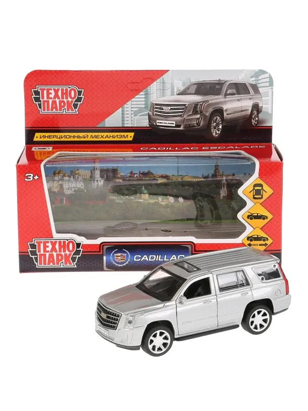 Металлический ТехноПарк CADILLAC ESCALADE, 12 см