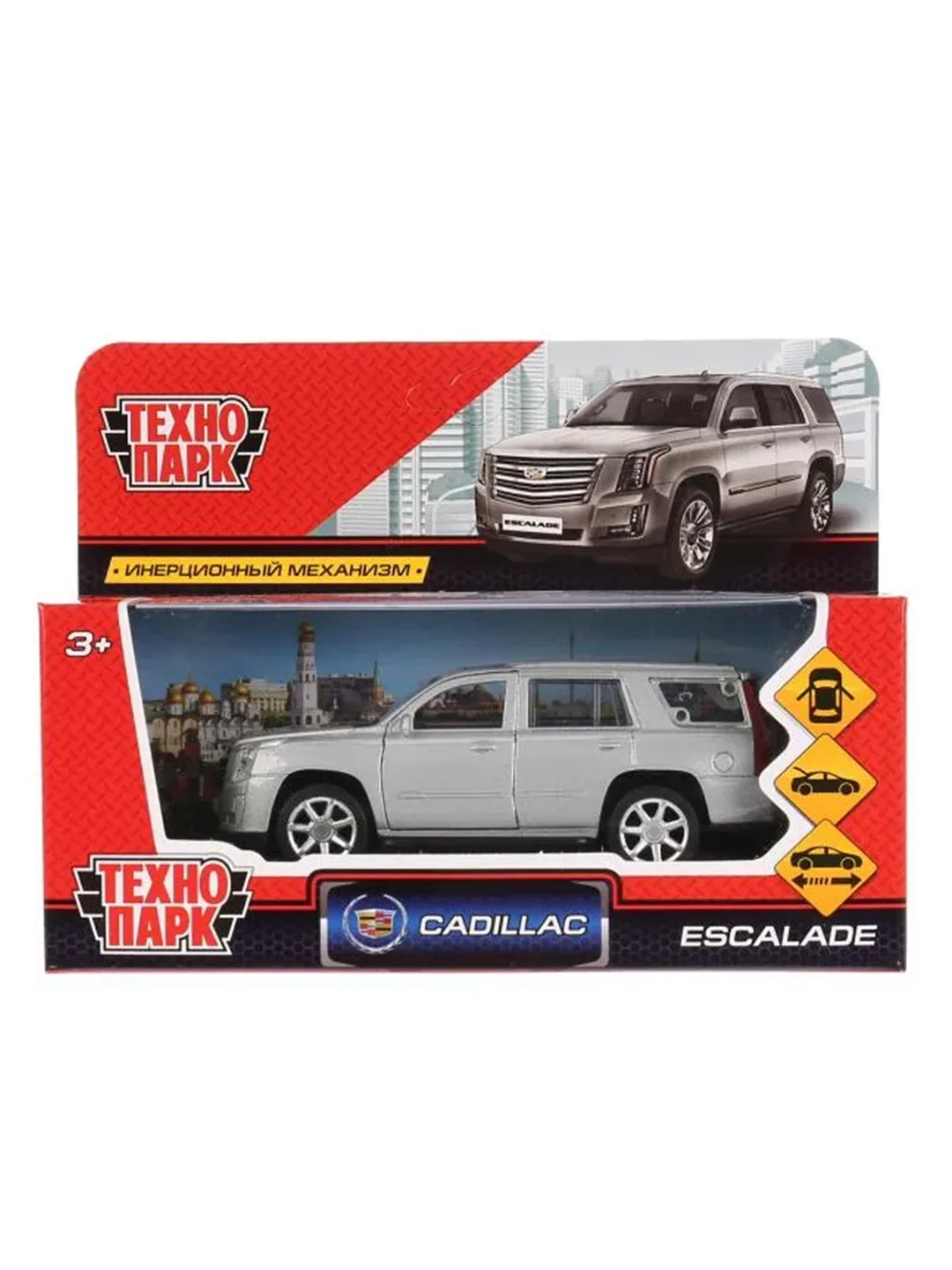 Металлический ТехноПарк CADILLAC ESCALADE, 12 см