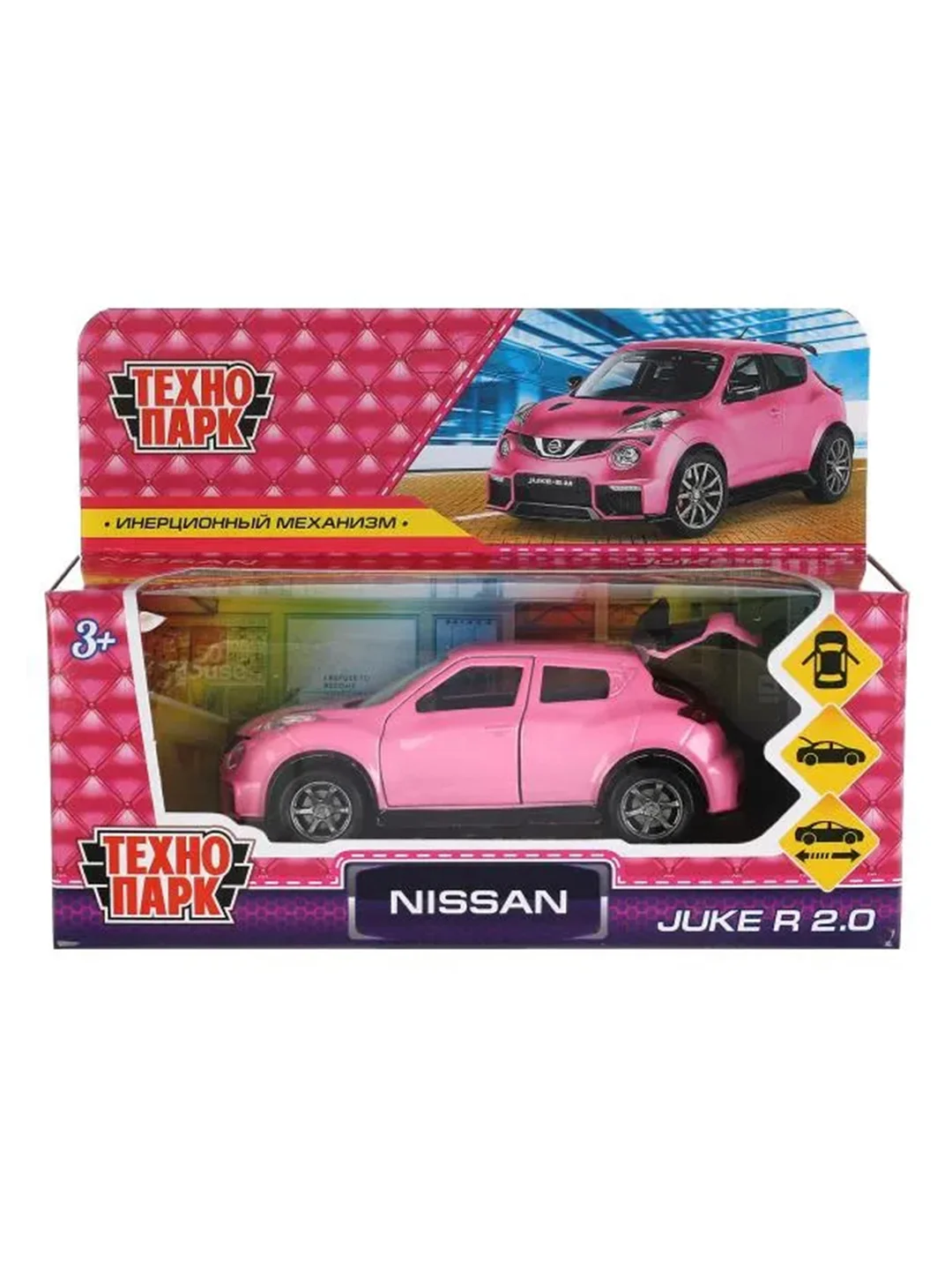 Металлическая модель ТехноПарк Nissan Juke-R 2.0, 12 см, 3+