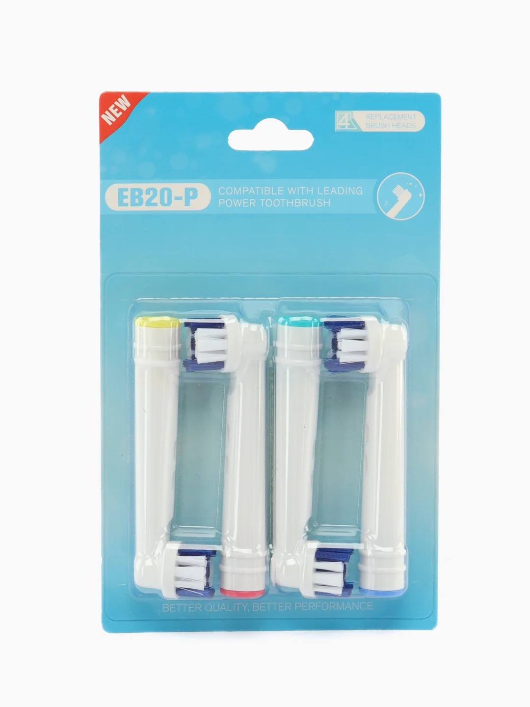 Бирюзовый насадки для электрической зубной щетки, совместимые с Oral-B, Braun, CS Medica, B.Well