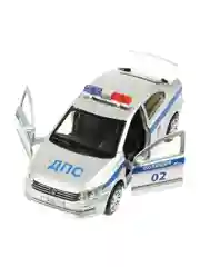 Металлическая модель ТехноПарк Volkswagen Polo Полиция, 12 см