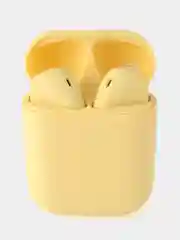 Желтый беспроводные наушники Pods 2, сенсорные, с микрофоном