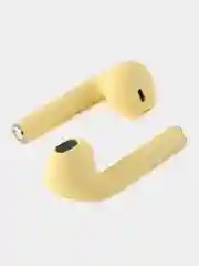 Желтый беспроводные наушники Pods 2, сенсорные, с микрофоном