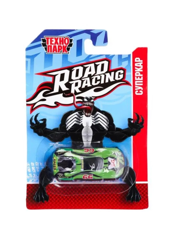 Металлическая машинка ТехноПарк "Road Racing. Суперкар", 7,5 см