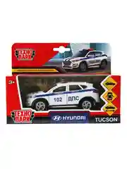Металлическая инерционная модель ТехноПарк Hyundai Tucson. Полиция, 12 см