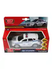 Металлическая инерционная модель ТехноПарк Hyundai Tucson. Полиция, 12 см