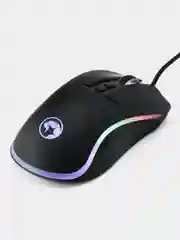 Черный игровая мышка проводная Marvo M358, 4 кнопки, оптическая, RGB, 12800 dpi, USB, 1.6 м