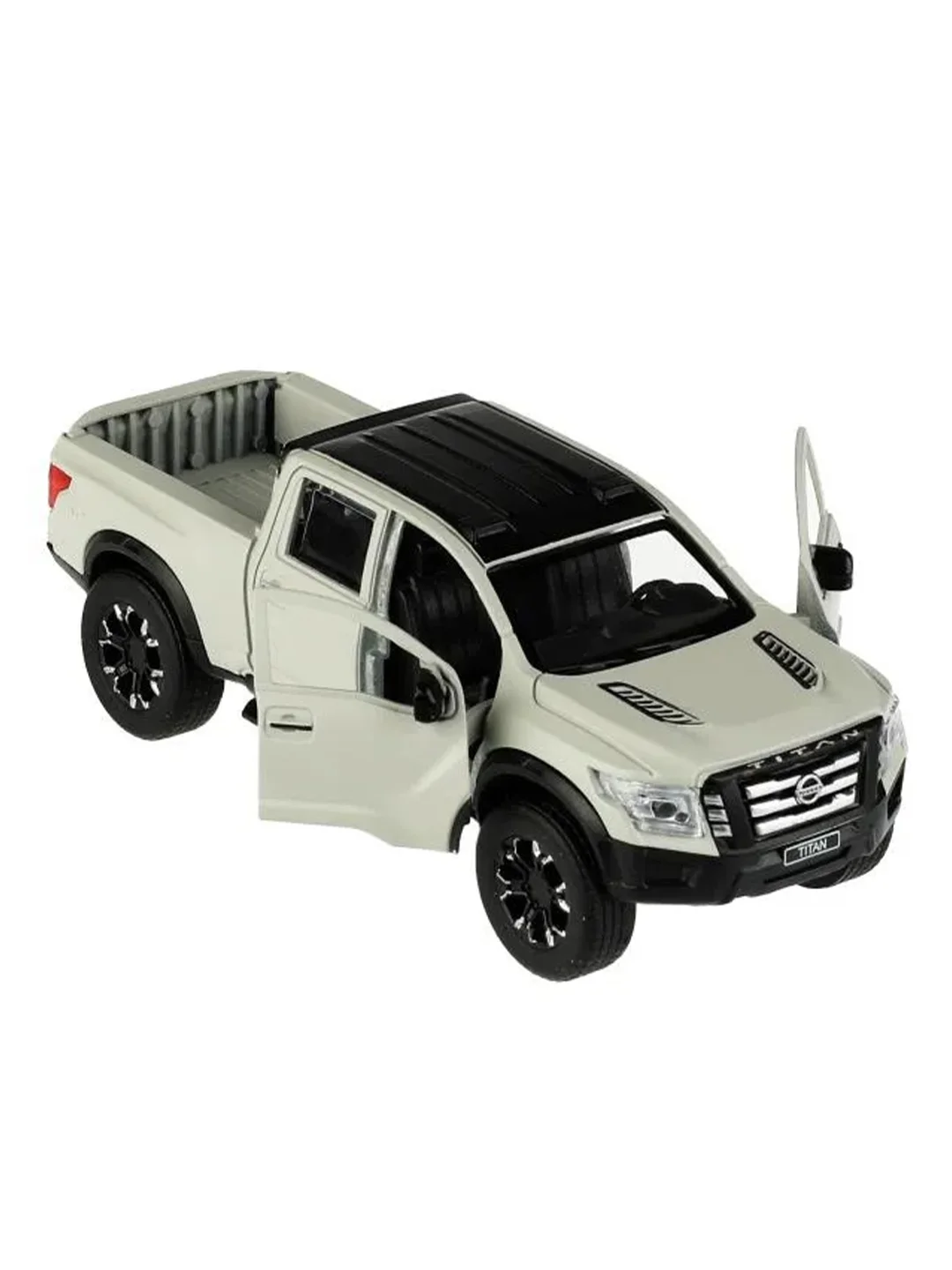Металлическая инерционная модель ТехноПарк Nissan Titan Warrior. Полиция, 12,5 см