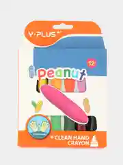 Восковые мелки PEANUT набор 12 цветов
