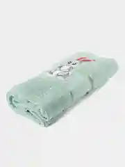 Бирюзовый полотенце банное в подарочной коробке. Размер полотенца-70/140см.Ткань-махра(100% хлопок)
