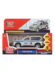 Металлическая модель ТехноПарк Toyota Land Cruiser Prado. Полиция, 12 см