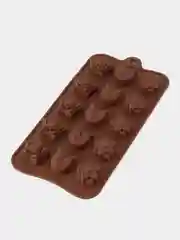 Карамельный форма силиконовая для шоколада, конфет, льда, мармелада, набор 3 шт
