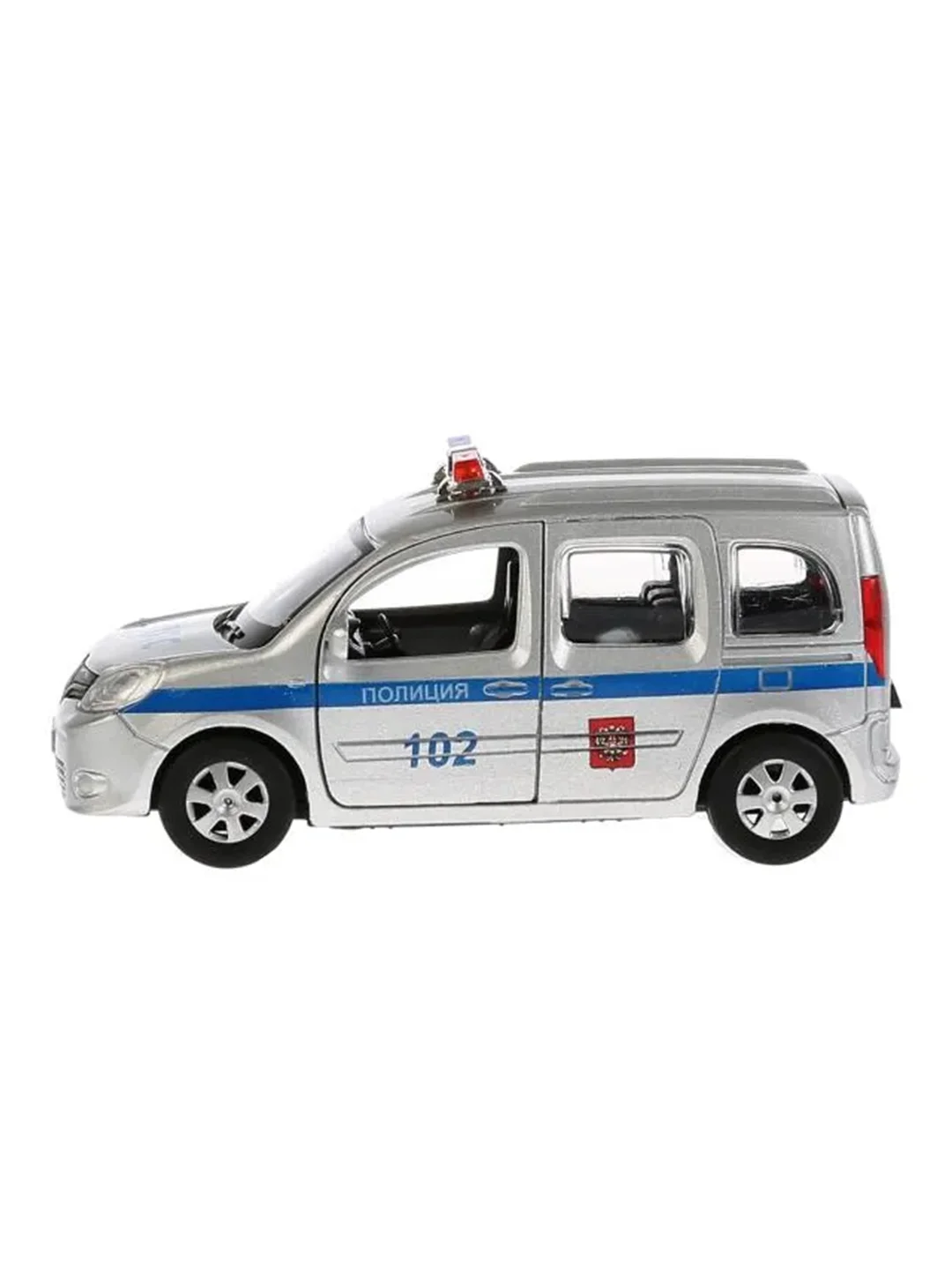 Металлическая модель ТехноПарк Renault Kangoo. Полиция, 12 см