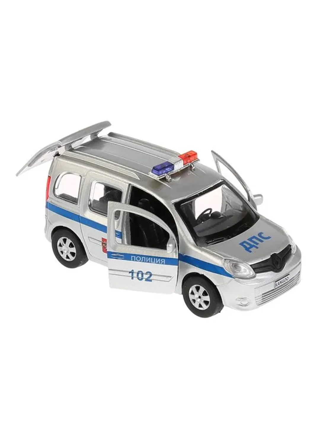 Металлическая модель ТехноПарк Renault Kangoo. Полиция, 12 см