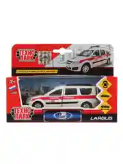 Металлическая машина ТехноПарк LADA Largus скорая, 12 см