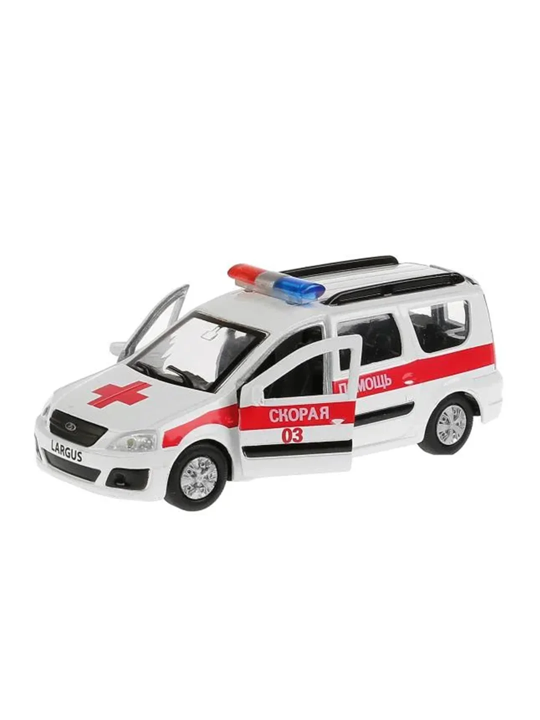 Металлическая машина ТехноПарк LADA Largus скорая, 12 см