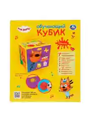 Интерактивная игрушка Умка Три кота "Обучающий кубик", 25 любимых песен