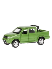 Зелёная машинка ТехноПарк UAZ PICKUP, 12х4,8х4,5 см