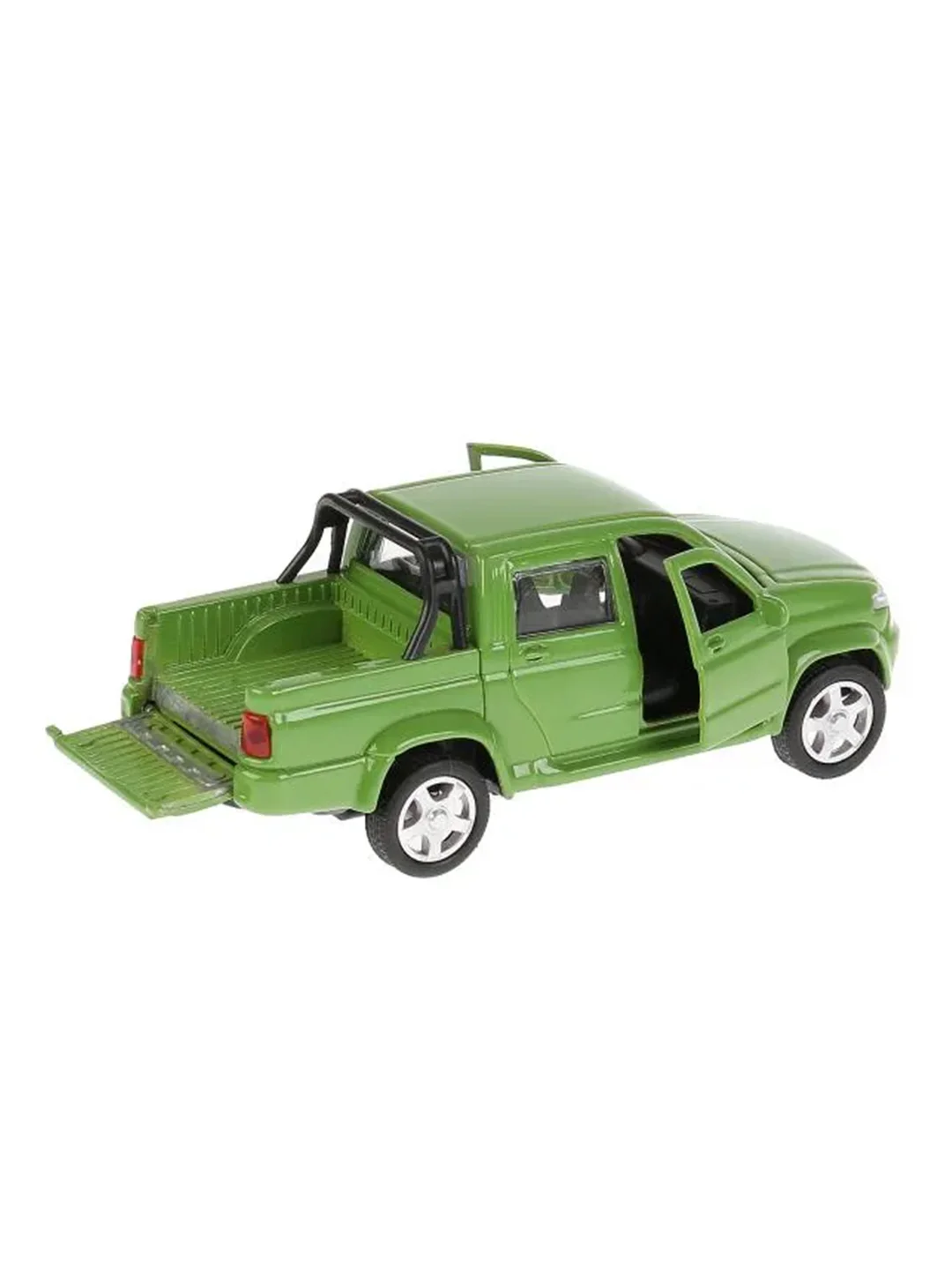 Зелёная машинка ТехноПарк UAZ PICKUP, 12х4,8х4,5 см
