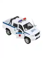 Металлическая модель ТехноПарк УАЗ Pickup. Полиция, 12 см