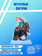 Коралловый фигурки акриловые " Genshin Impact", "Геншин"," Бензопила", и другие
