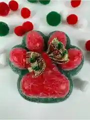 Сквиш новогодний, новогодняя лапка, цветная, котик 2025