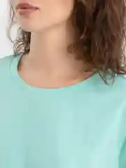 Мятный футболка для женщин