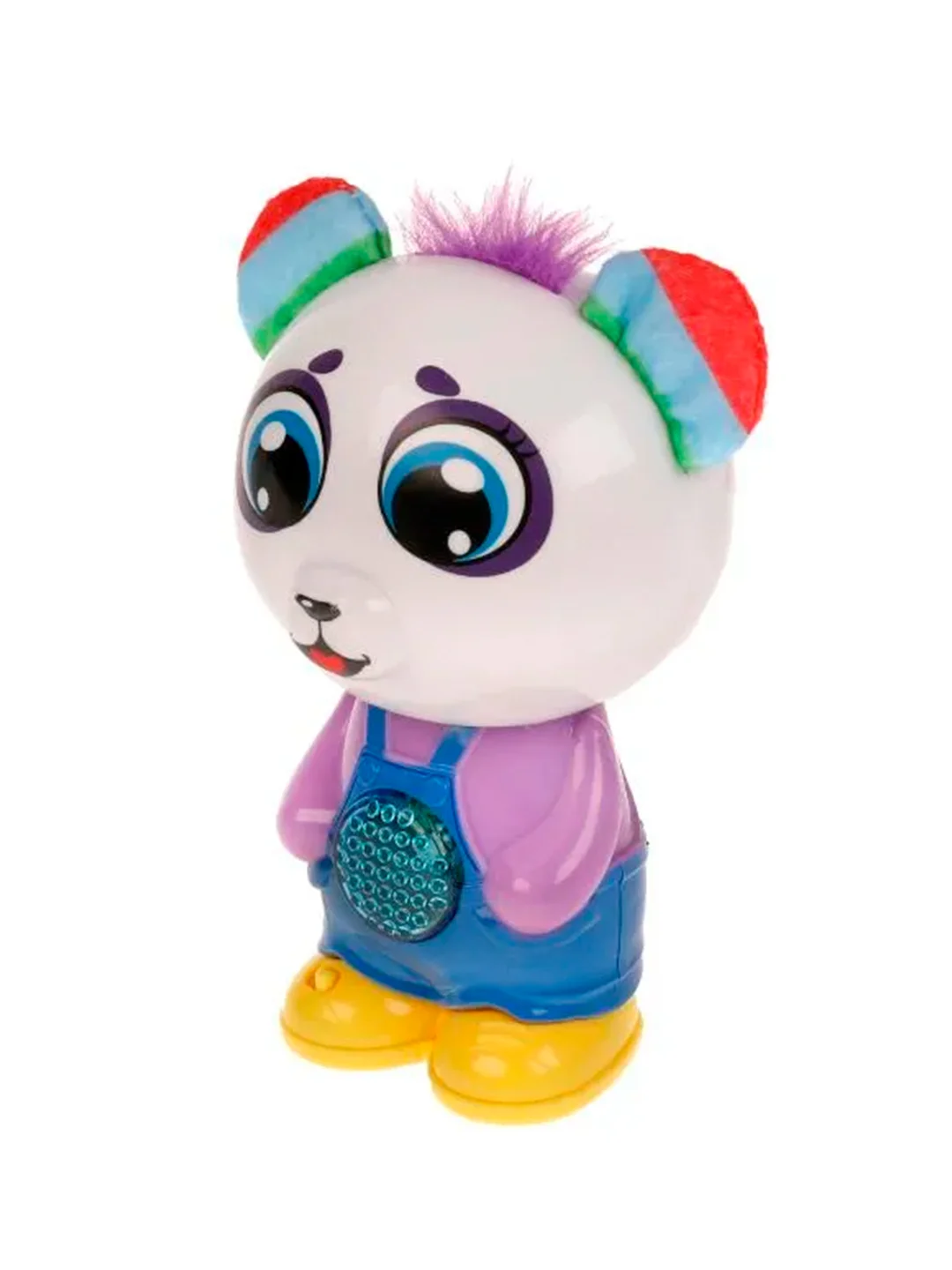 Музыкальная игрушка УМКА Панда, с текстильными ушками, 8 х 15 х 6 см