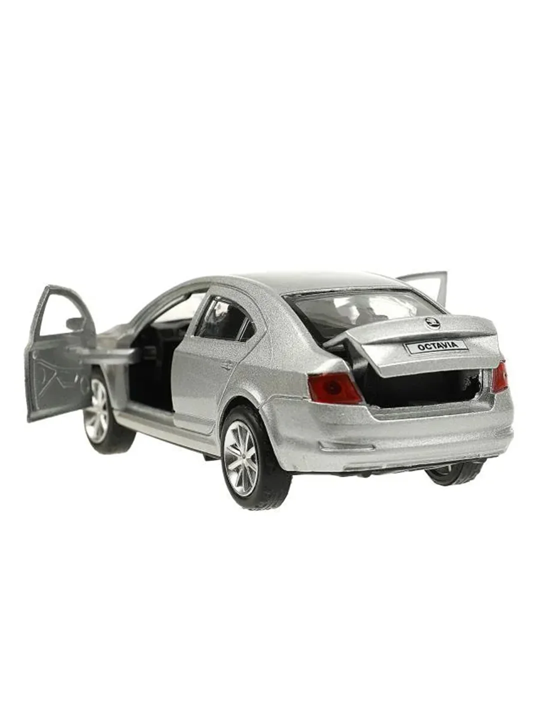 Инерционная металлическая модель Технопарк Skoda Octavia, 12 см