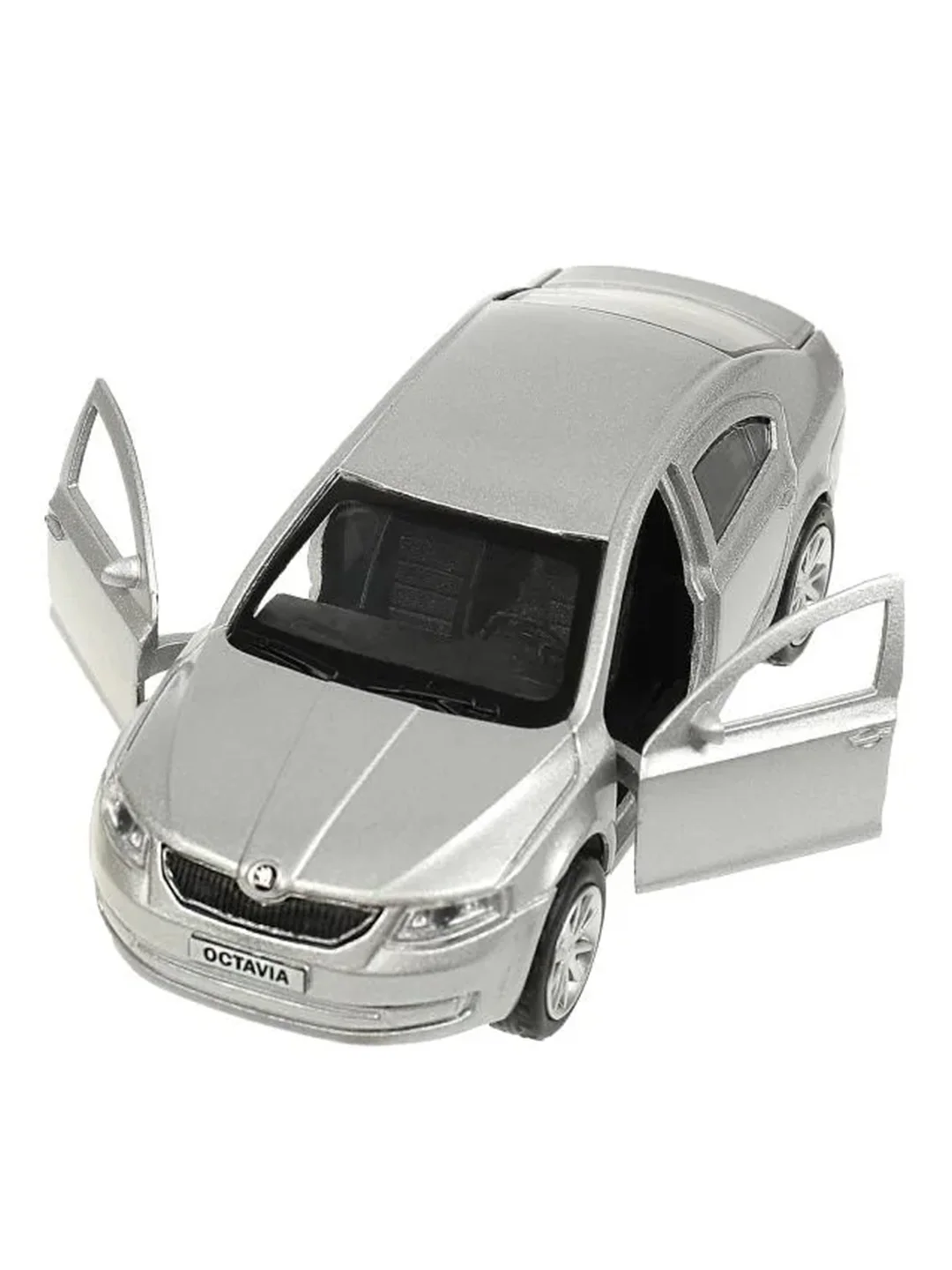 Инерционная металлическая модель Технопарк Skoda Octavia, 12 см