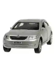 Инерционная металлическая модель Технопарк Skoda Octavia, 12 см