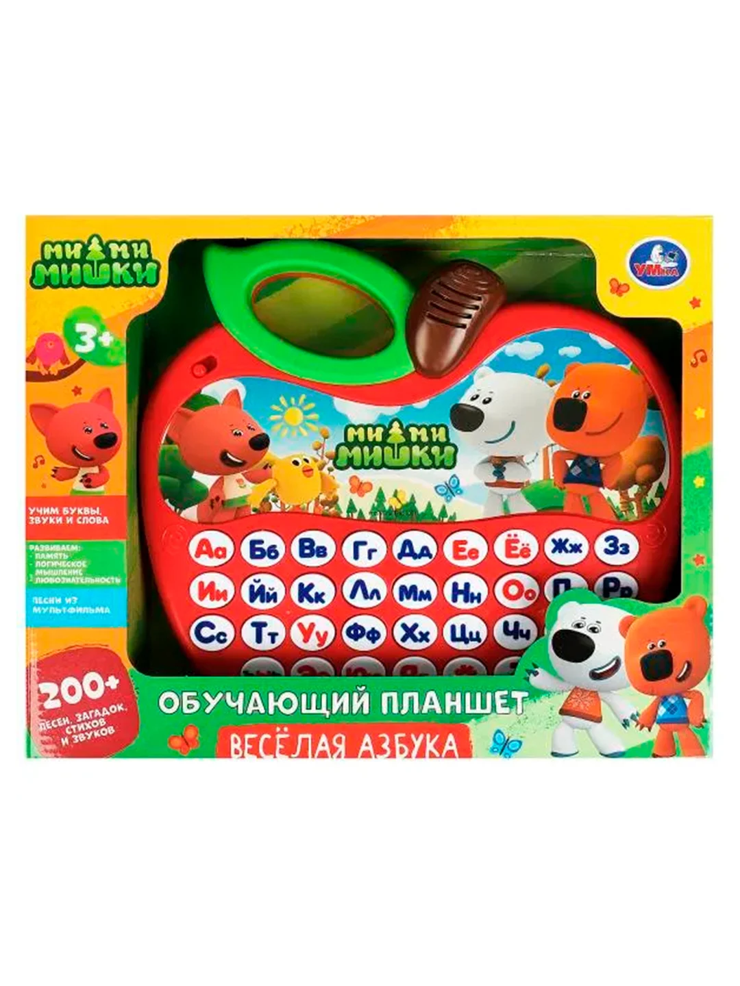 Обучающий планшет УМКА Ми-ми-мишки. Весёлая азбука, 24 х 18 х 2 см
